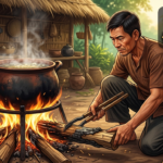 rút củi đáy nồi